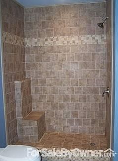 Master bath tile shower