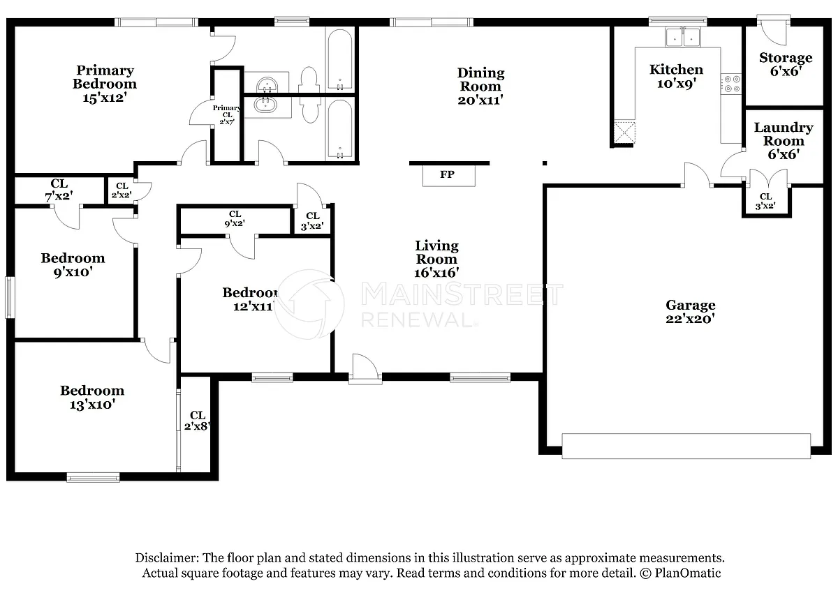 Floor Plan - 650 W 22nd Ave