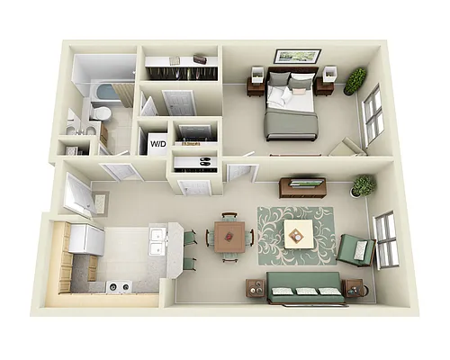 Floor plan A1D