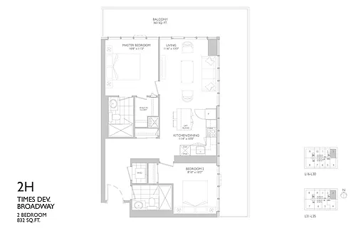 Floor plan 2H