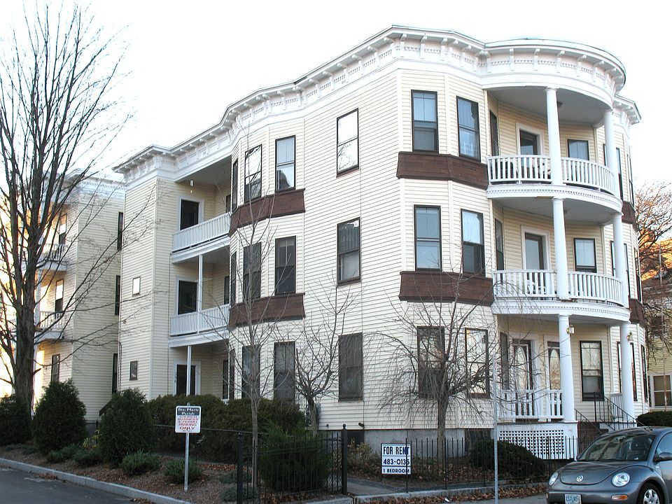 Front view of building.