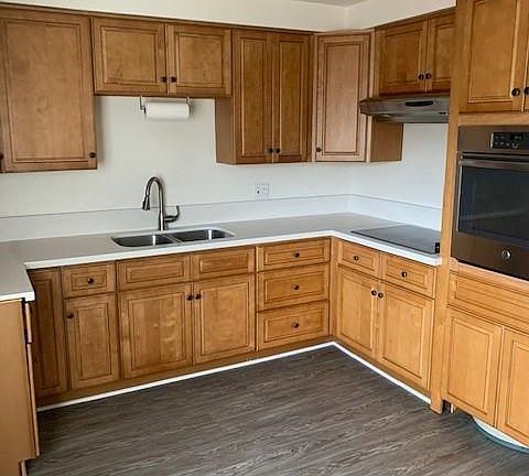 Kitchen, New floors, all electric.