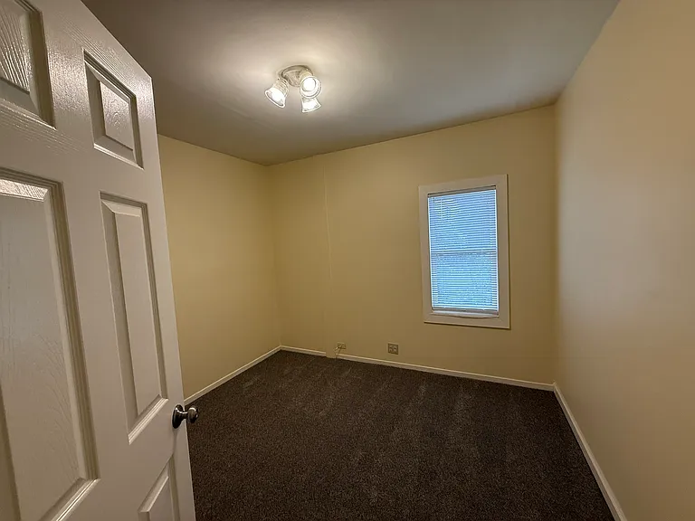 Northwest bedroom with north-facing window