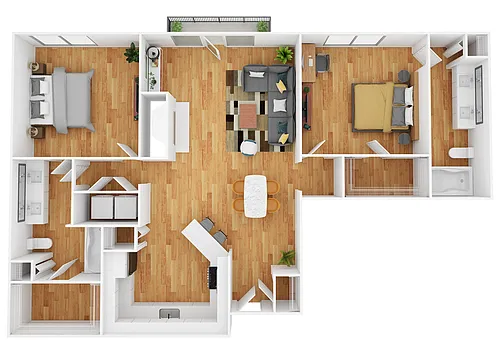 Floor plan B5 | Renovated