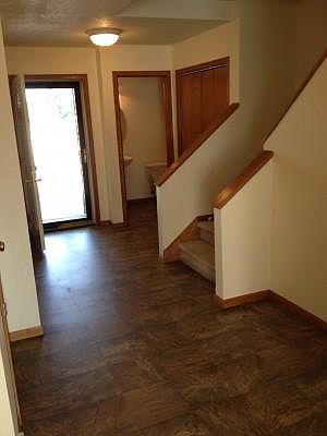 Entryway - main floor bathroom to the right of the entry door.
