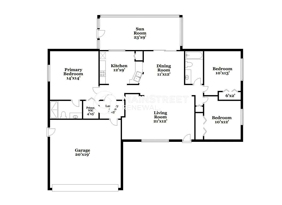 Floor Plan - 7053 De Brita Rd