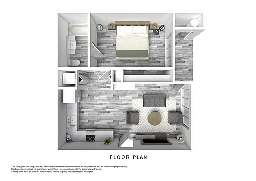 Floor plan One Bedroom