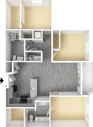 3 Bedroom 3 Bedroom