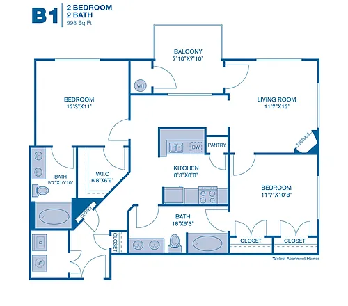 Floor plan B1