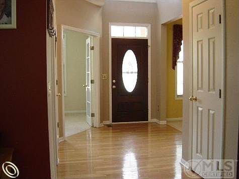 Hardwood entry way
