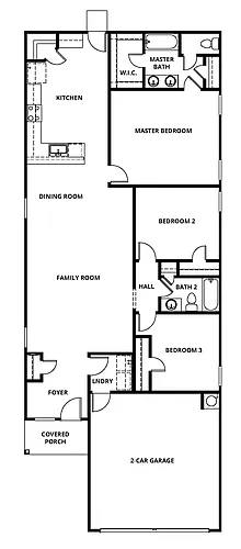 Floor plan Hawthorne