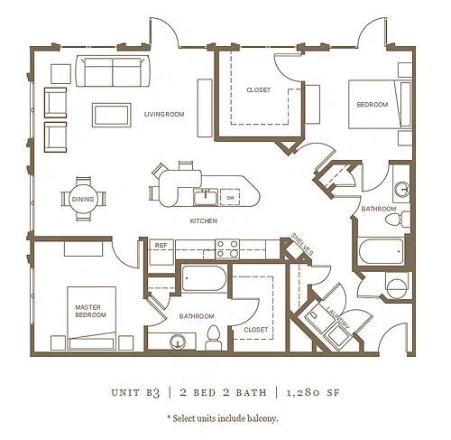 Floor plan B3