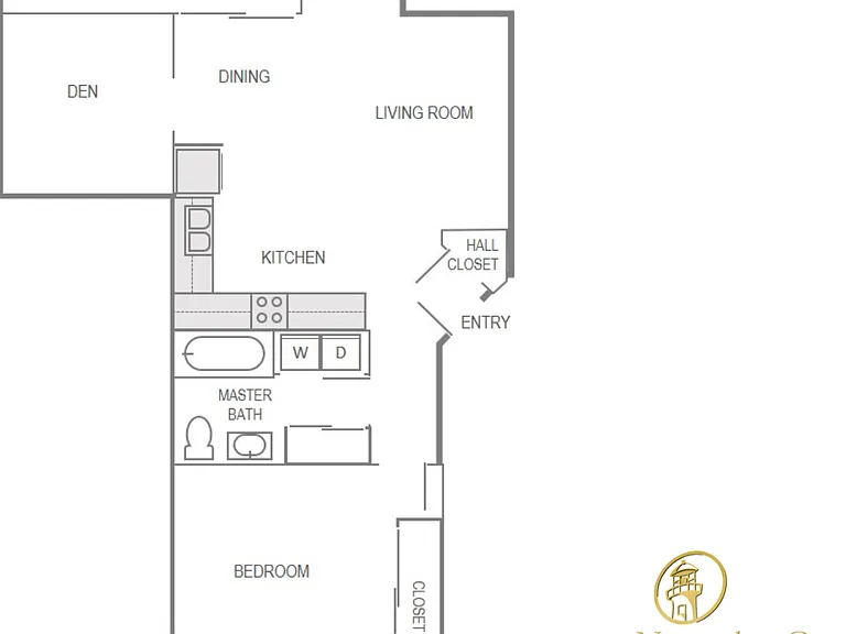 1x1 with Den l 825+ sq ft l Nantucket Gate 1x1 with Den l 825+ sq ft l Nantucket Gate
