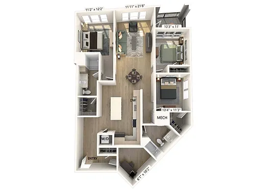 Floor plan C2-1525