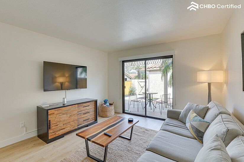 Family room to courtyard