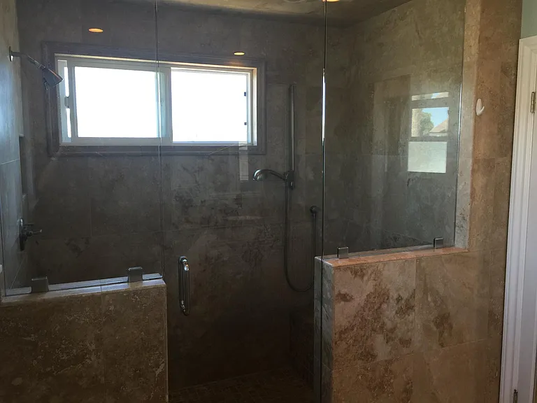 Custom master bedroom shower