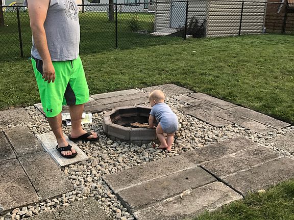 backyard patio/firepit
