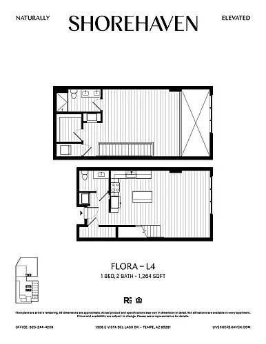 Floor plan Flora - L4