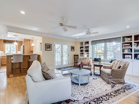 Family room off kitchen