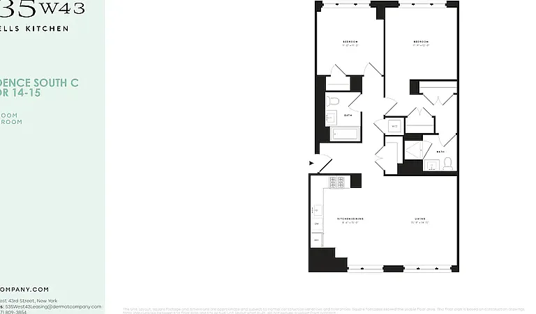 535 W 43rd St S #15CC — Photo 26