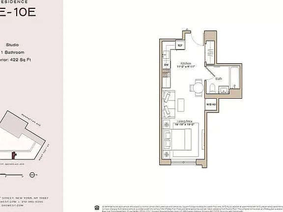 2nd image of 300 W 122nd St #10E