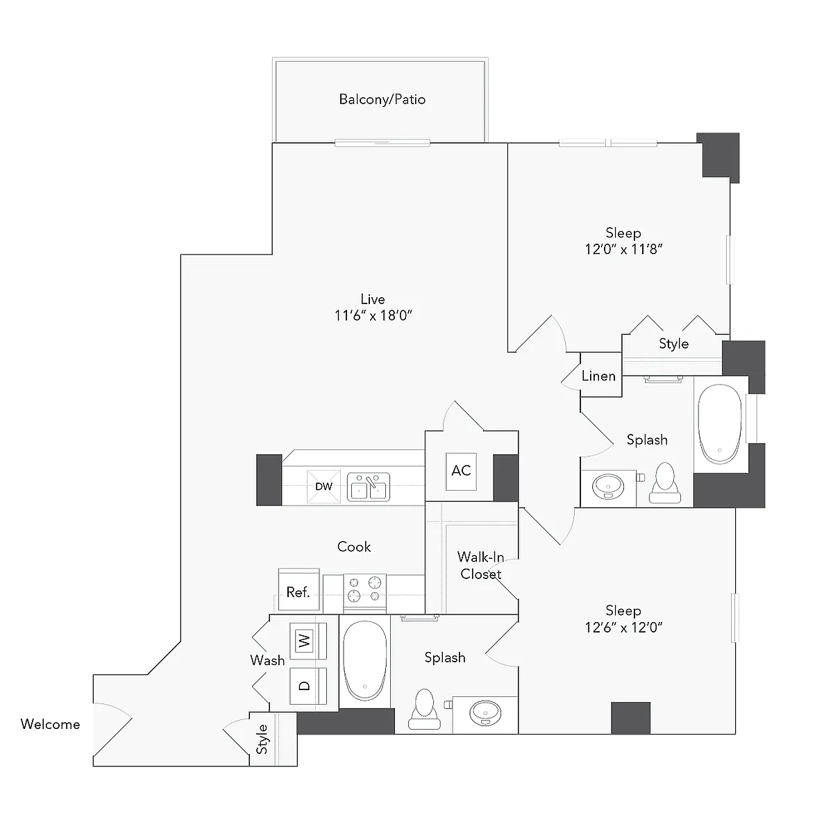 Floor plan Camden