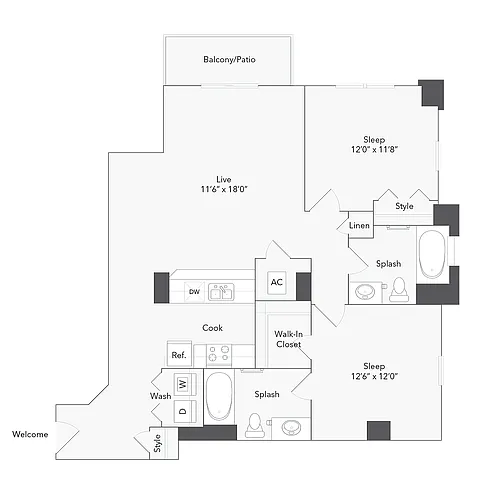Floor plan Camden