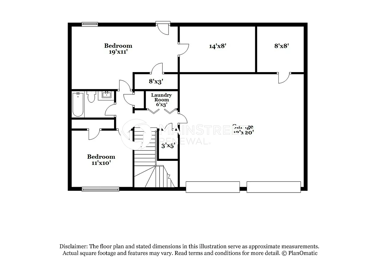 Floor Plan - 2424 Broad River Pl