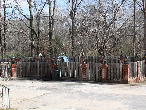 Fenced in back yard