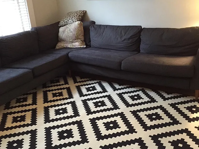 Living room furnished one way