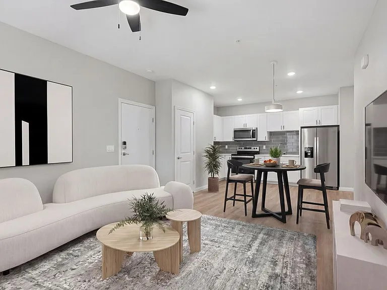 Summit On Boulder Apartments Living Room and Dining Room