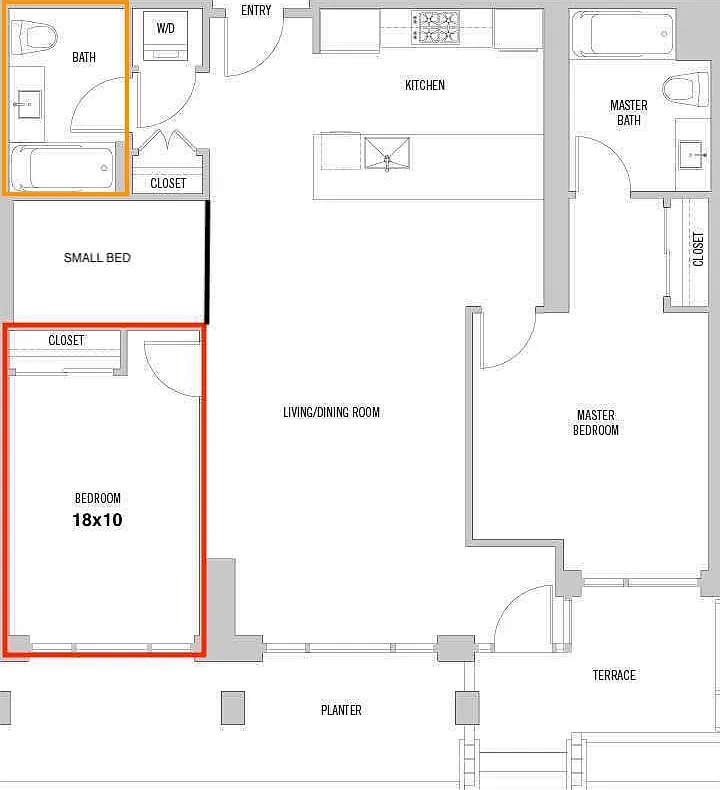 1 bed, 200 sqft, $2,995 — Photo 3
