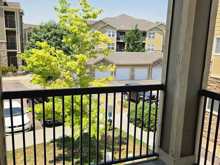 Balcony off the primary bedroom