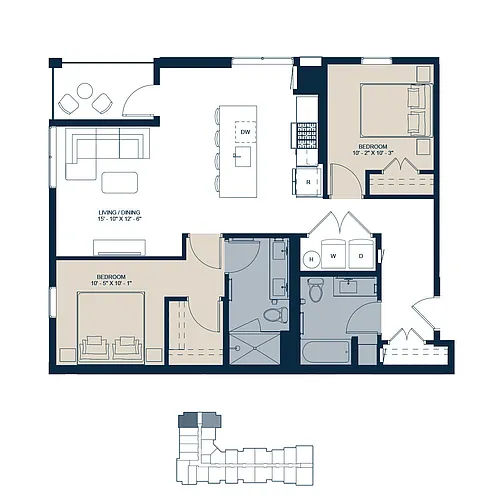 Floor plan B4