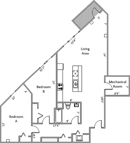 Floor plan 403
