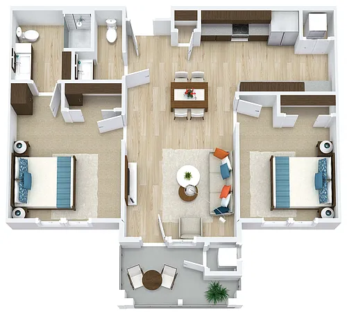 Floor plan B4 - Steamboat