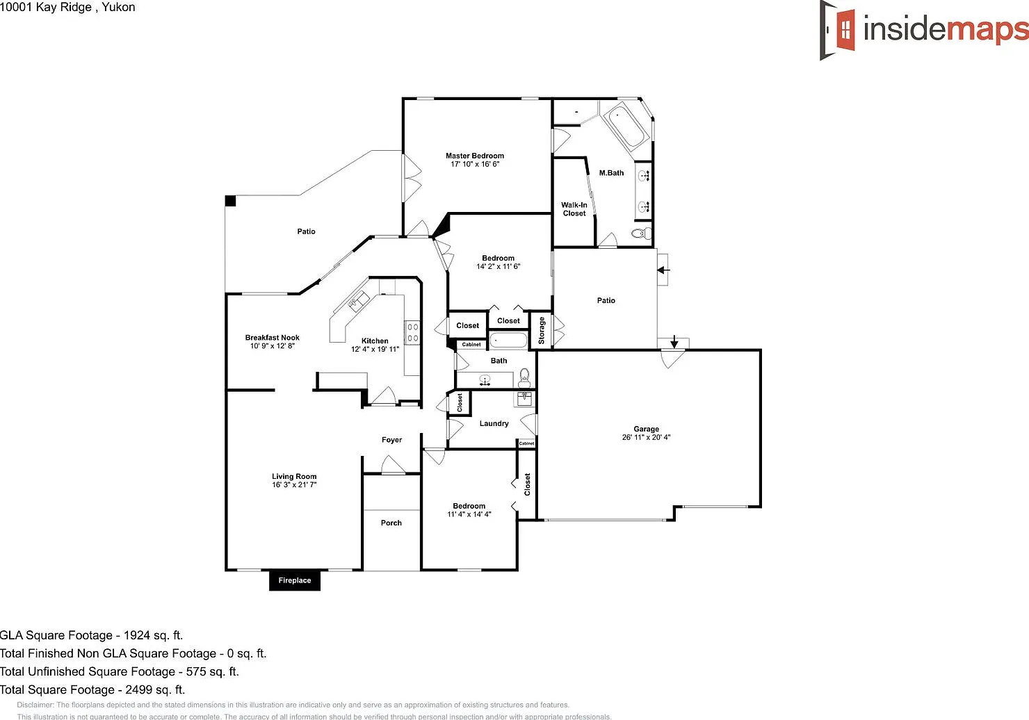 Beautiful and Spacious 3 Bedroom 2 Bathroom Home in Yukon Schools with Storm Shelter — Photo 4
