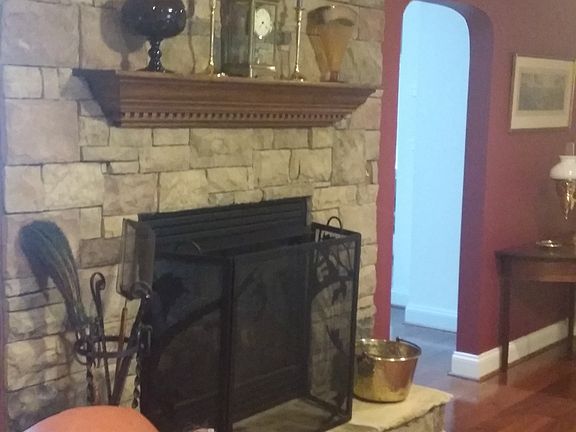 Formal Living Room Fireplace