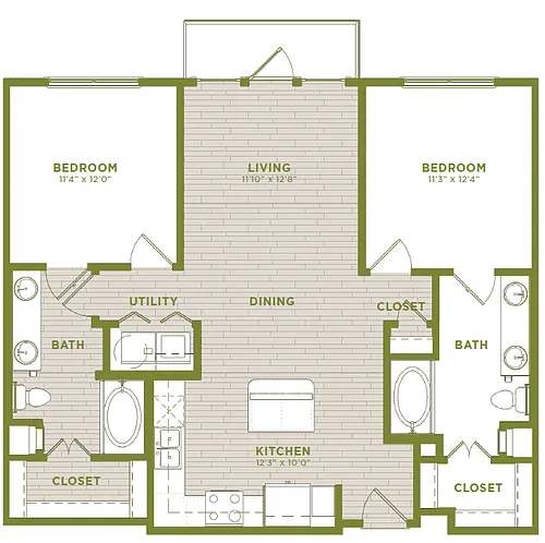 Floor plan B4b