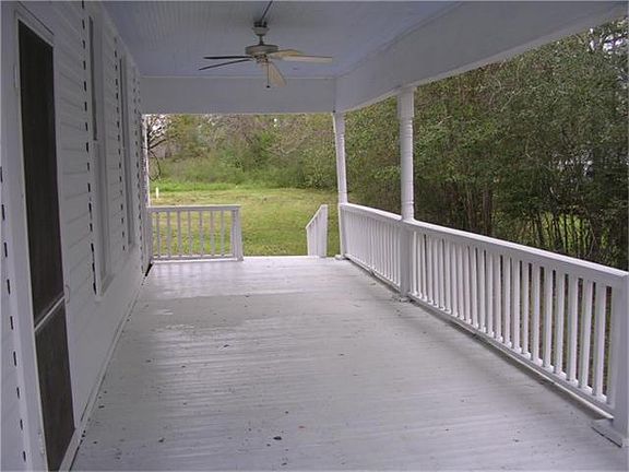 side porch view
