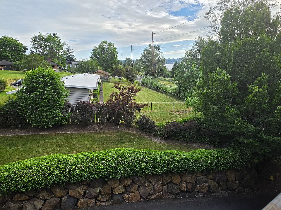 View from patio upstairs.