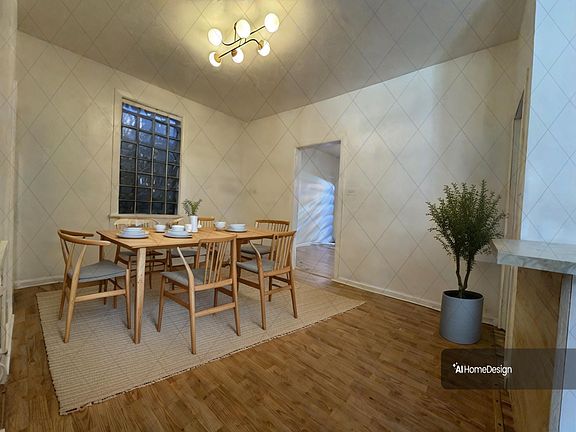 Virtually Staged Dining Room