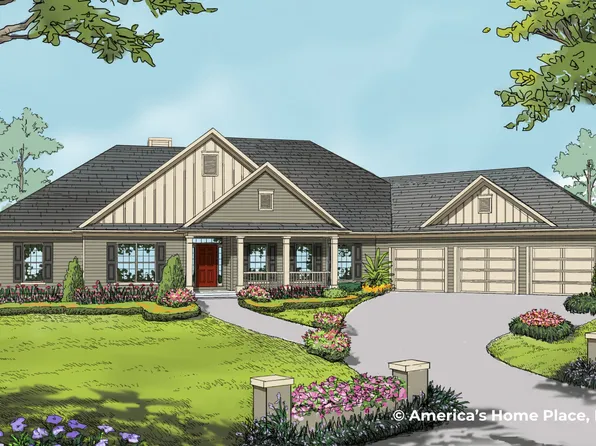 Delaware A Plan, Augusta, GA: Build On Your Lot