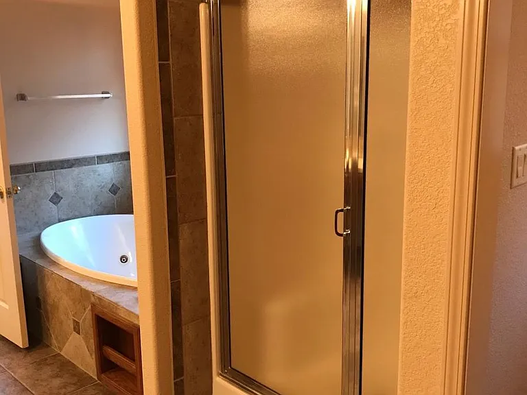 Master Shower and Jacuzzi Tub