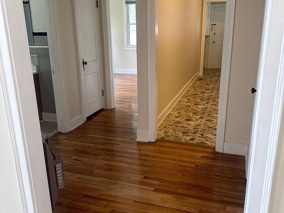 Hallway from living room to kitchen and Bedroom