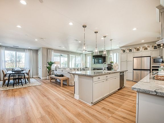 The open layout makes it easy to gather and entertain with family and friends