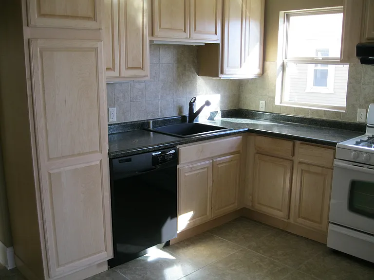 remodeled kitchen, east facing wall