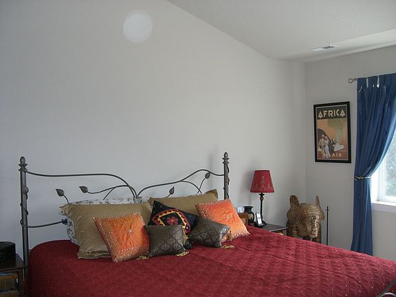 Master Bedroom with vaulted ceilings