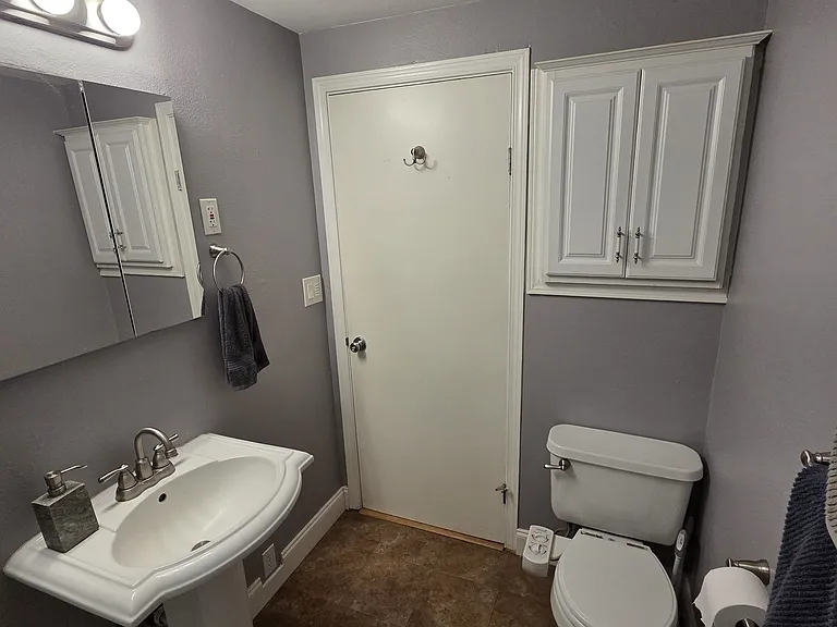 Bathroom view from the shower 2