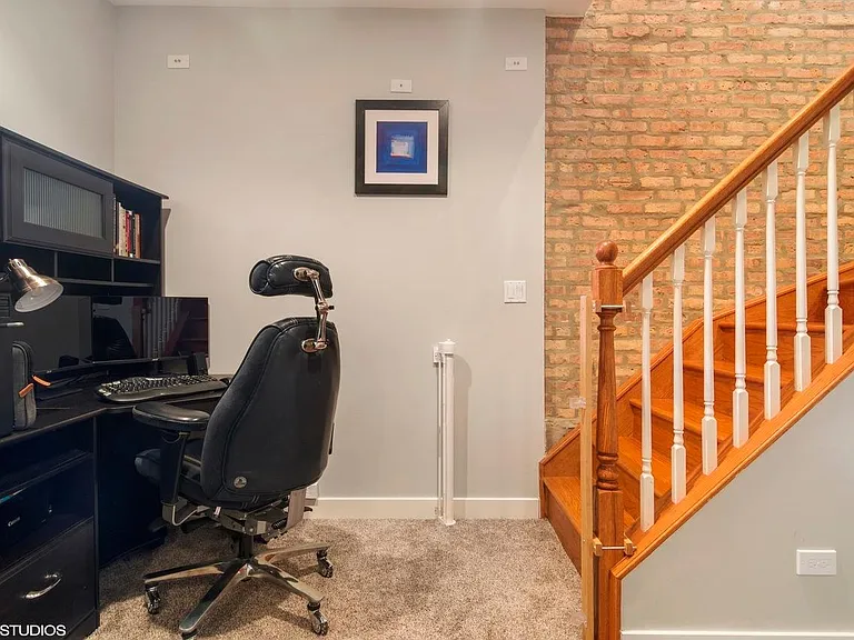 Downstairs office nook